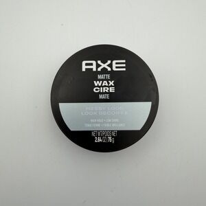 Axe Hair Messy Look Matte Wax 2.64 Ounce Men's Styling Agent High Hold Low Shine